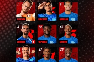 星空体育app下载-滕帅正式比赛首战，药厂德国杯首发：宽萨、希克、安德里希出战